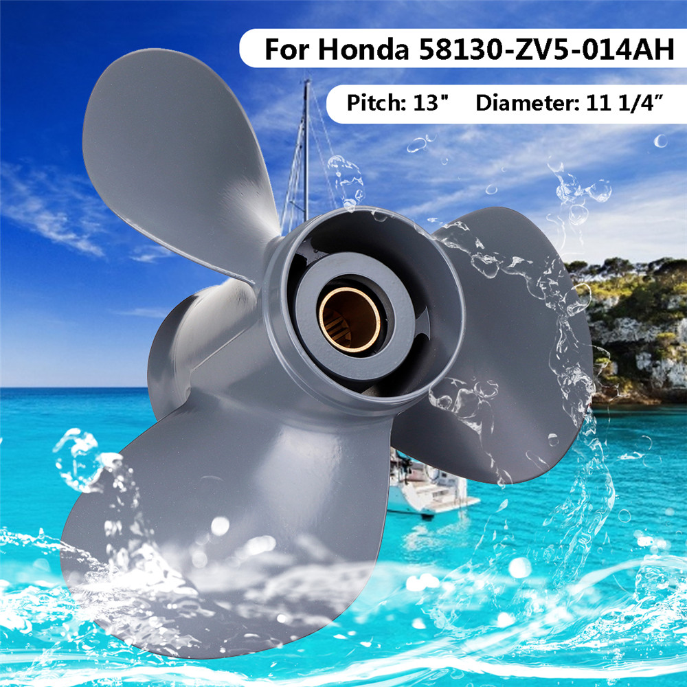 11-14quot-x-13-Aluminum-Boat-Outboard-Propeller-For-Honda-35-60HP-58130-ZV5-000ZA-1434944