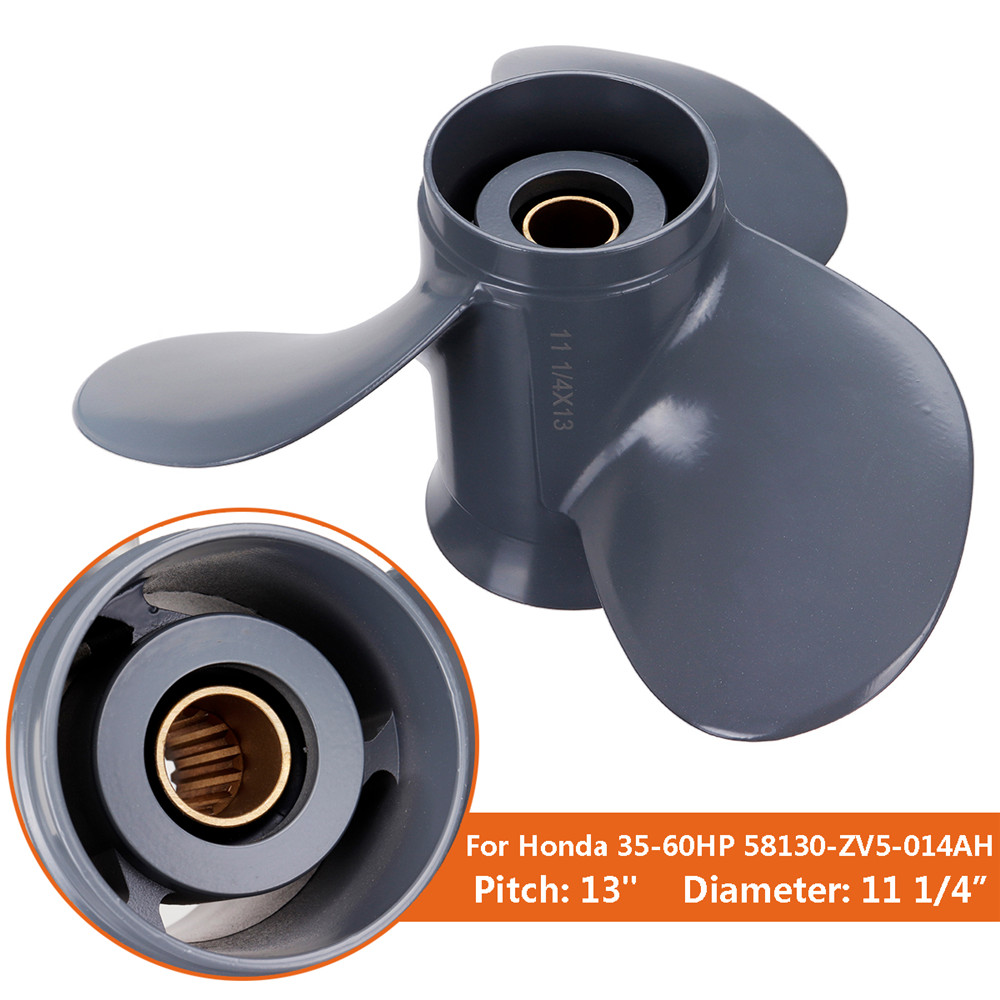 11-14quot-x-13-Aluminum-Boat-Outboard-Propeller-For-Honda-35-60HP-58130-ZV5-000ZA-1434944