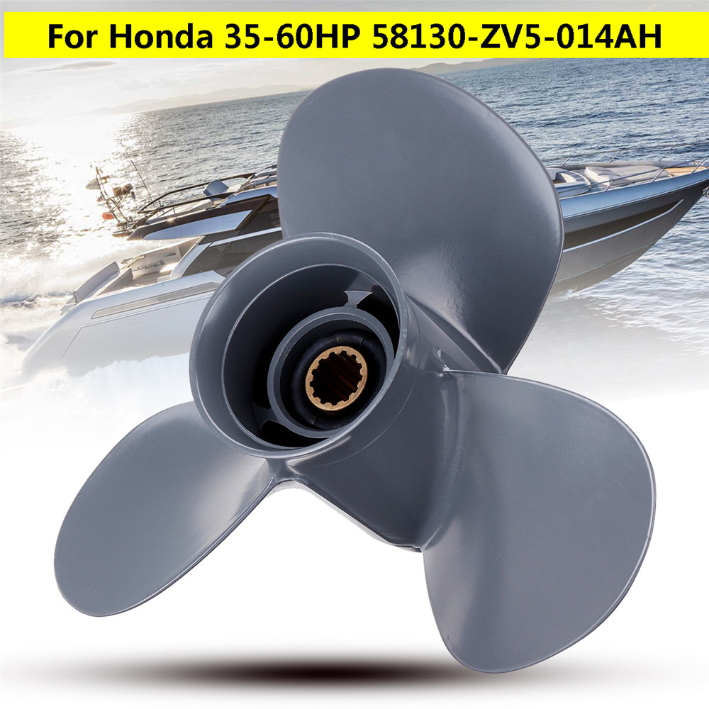 11-14quot-x-13-Aluminum-Boat-Outboard-Propeller-For-Honda-35-60HP-58130-ZV5-000ZA-1434944