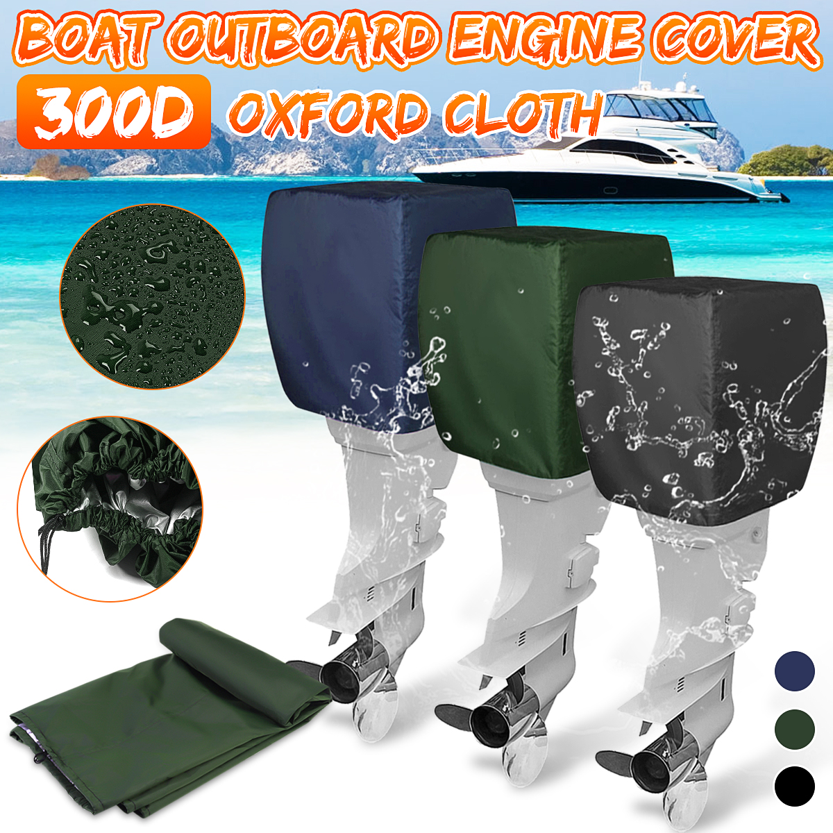 115-225HP-Waterproof-Boat-Outboard-Motor-Hood-Engine-Cover-Universal-Trailerable-1665515