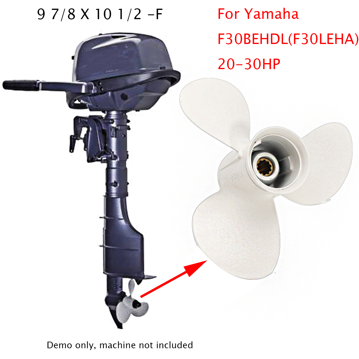 20HP-30HP-Aluminum-Propeller-9-78-X10-12-F-Outboard-for-Yamaha-F30BEHDLF30LEHA-1172301