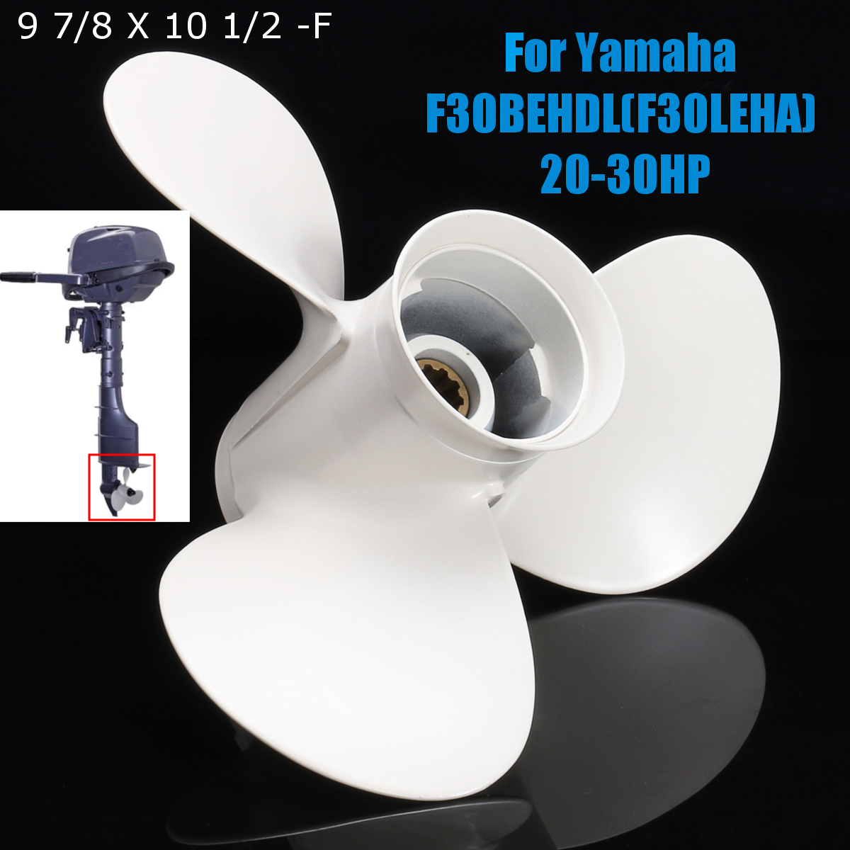 20HP-30HP-Aluminum-Propeller-9-78-X10-12-F-Outboard-for-Yamaha-F30BEHDLF30LEHA-1172301