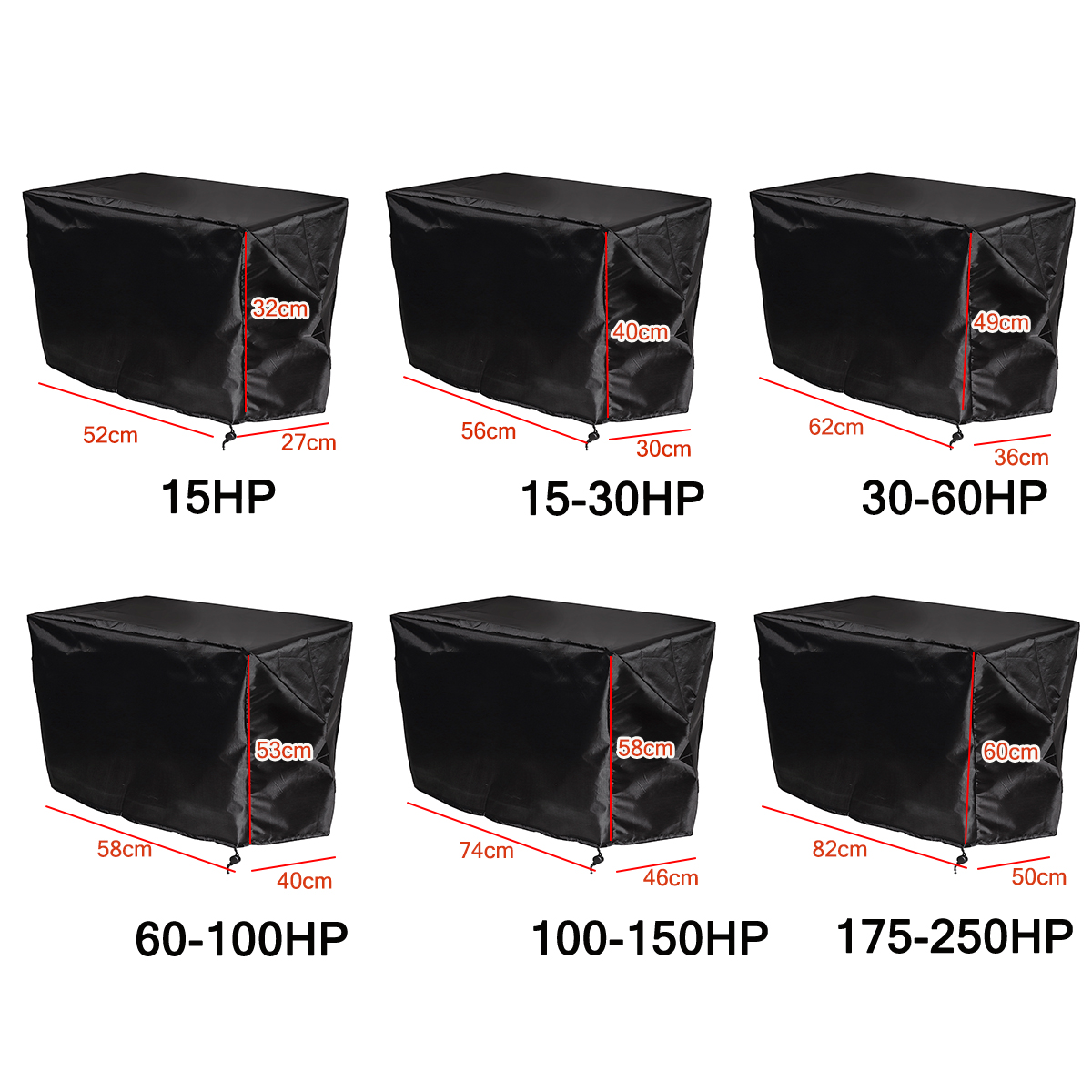 210D-100-150HP-Oxford-Waterproof-Full-Outboard-Motor-Engine-Boat-Cover-Black-1628922