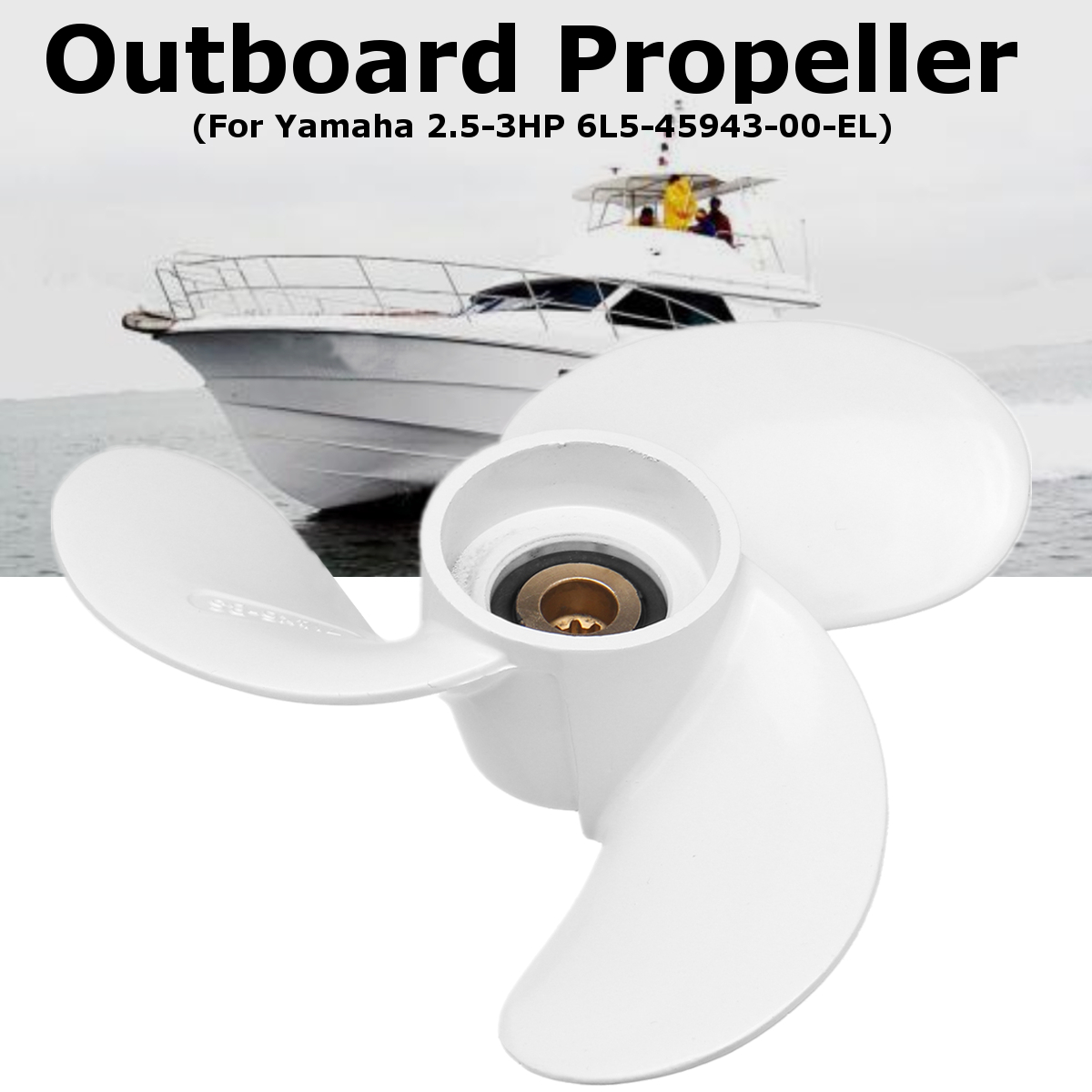 7-14-x-6-BS-Aluminum-Outboard-Propeller-For-Yamaha-25-3HP-6L5-45943-00-EL-AU-1295497