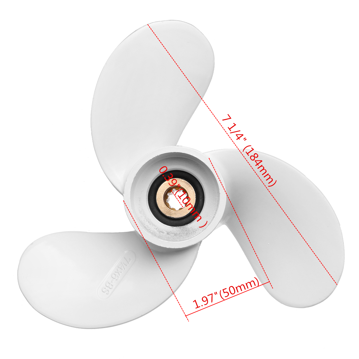 7-14-x-6-BS-Aluminum-Outboard-Propeller-For-Yamaha-25-3HP-6L5-45943-00-EL-AU-1295497