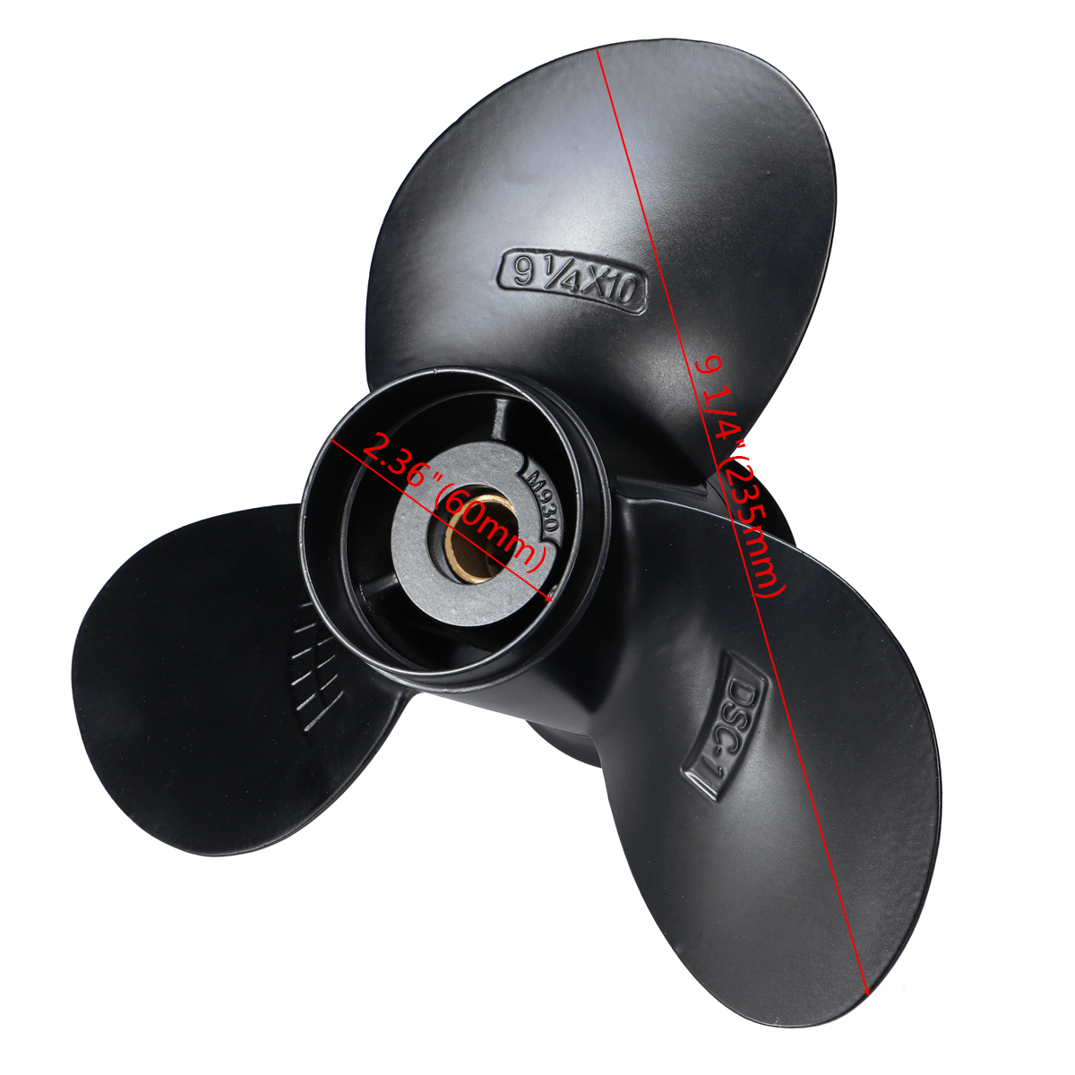 9-14-x-10-Aluminum-Boat-Outboard-Propeller-For-Suzuki-8-20HP-58100-93733-019-Evinrude-Johnson-1368279