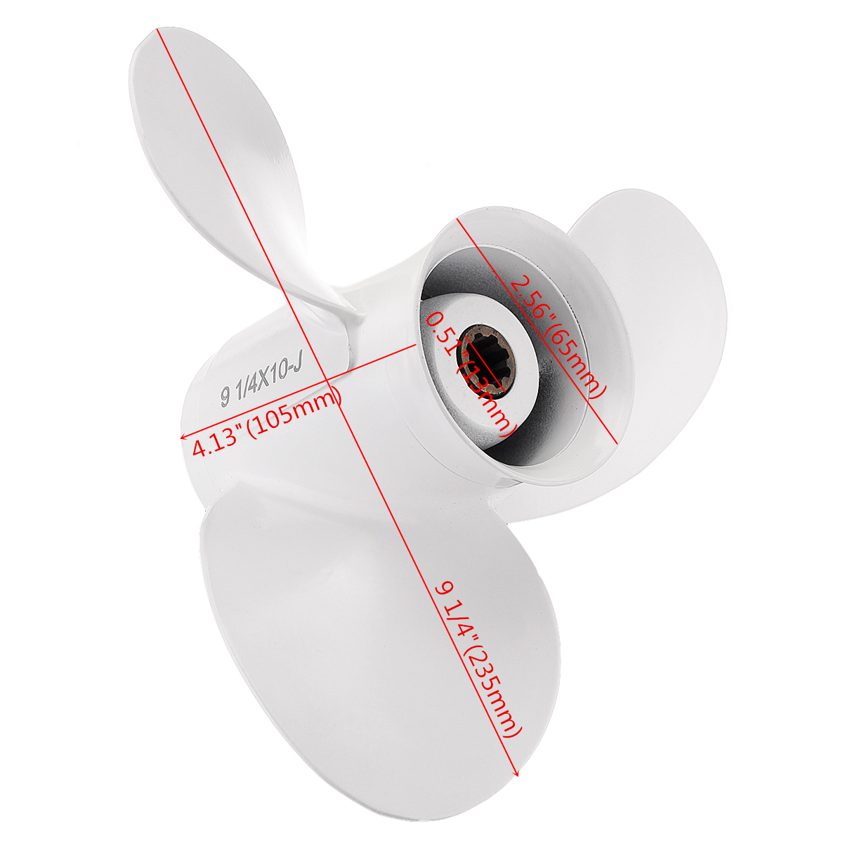 9-14-x-10-Aluminum-Boat-Outboard-Propeller-For-Yamaha-99-15HP-63V-45945-00-EL-1334601