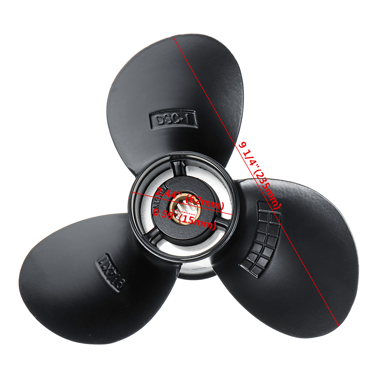 9-14-x-11-Aluminum-Boat-Outboard-Propeller-For-Suzuki-99-15HP-58100-93743-019-1325145