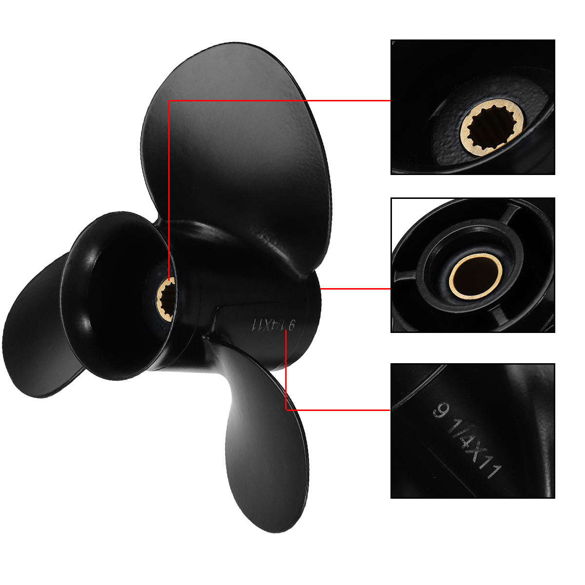 9-14-x-11-Aluminum-Marine-Boat-Propeller-For-Evinrude-Johnson-Engines-8-15HP-174817-778773-1414337