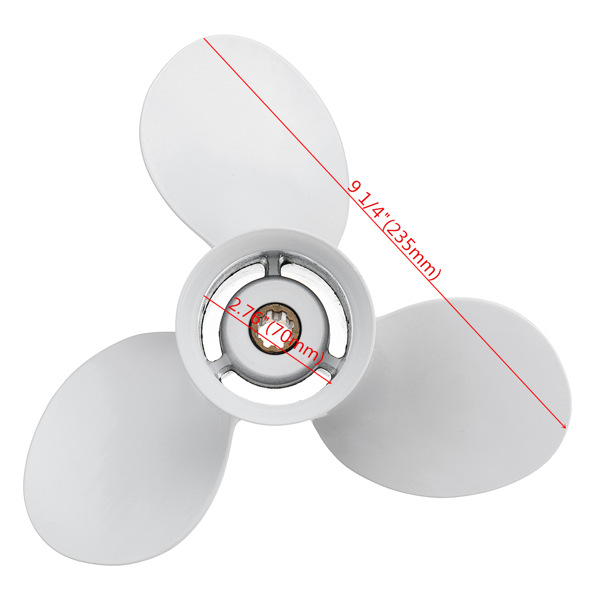9-14-x-12-Aluminum-Boat-Outboard-Propeller-For-Yamaha-99-15HP-683-45941-00-EL-1353760