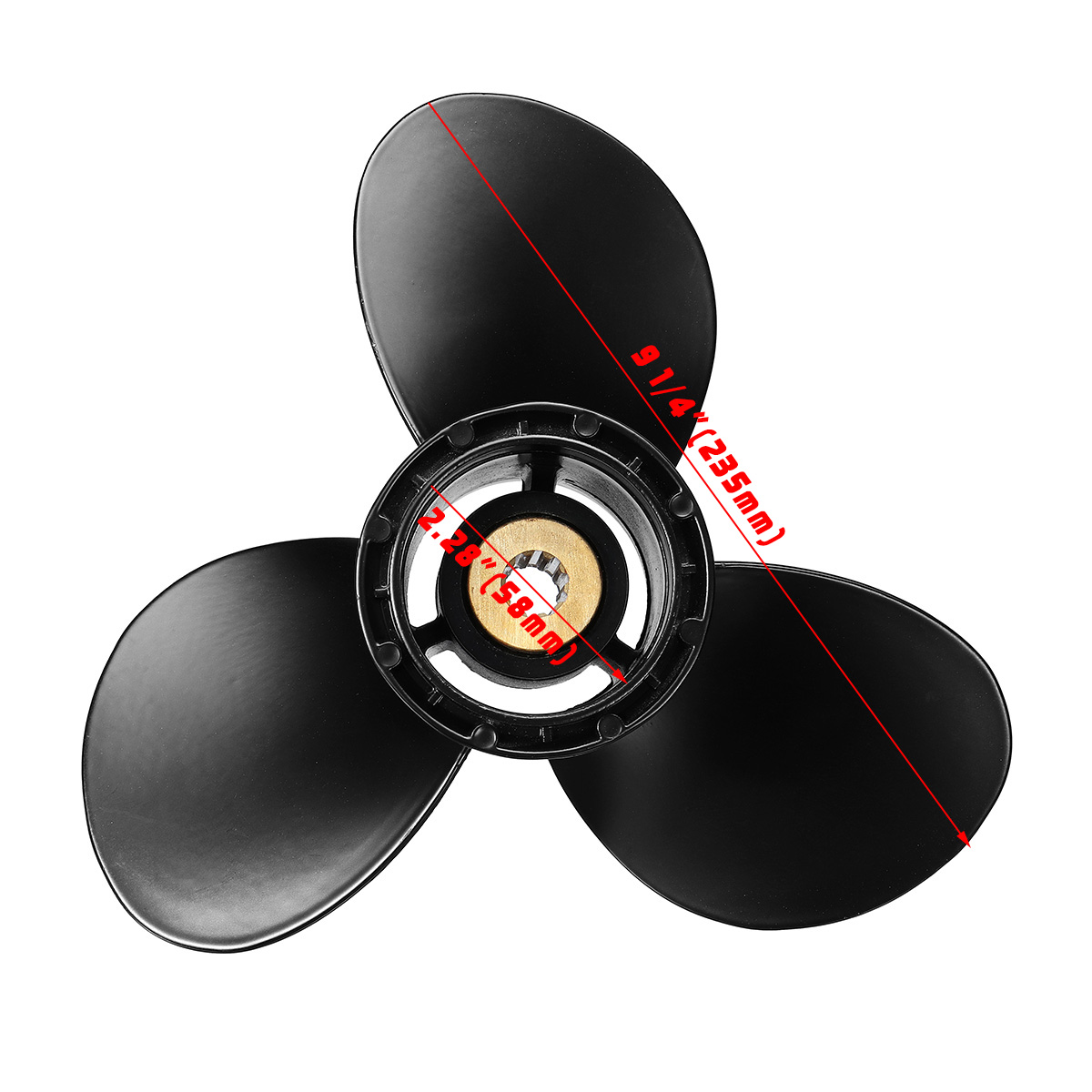 9-14-x-8-Aluminum-Propeller-For-Suzuki-Outboard-Engine-8-20HP-58100-91D00-019-1380474