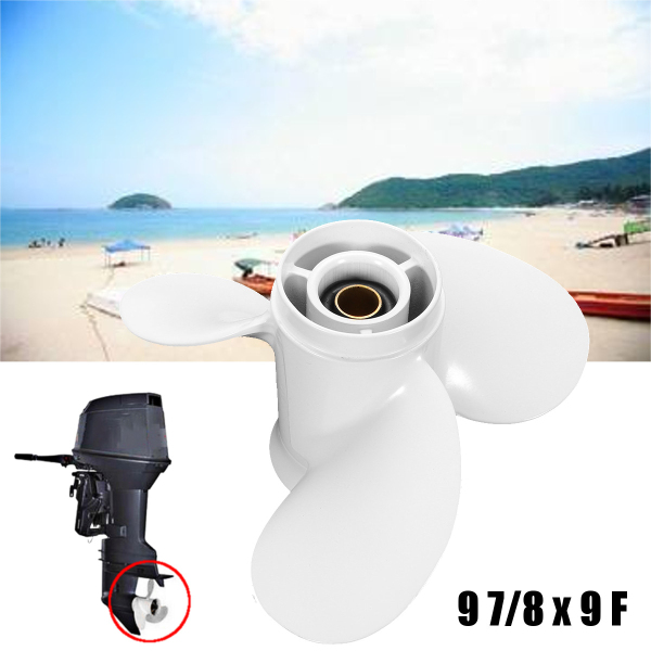 9-78-x-9-F-3-Blade-Propeller-Outboard-Motor-Aluminium-For-Yamaha-20-25-30HP-1198194