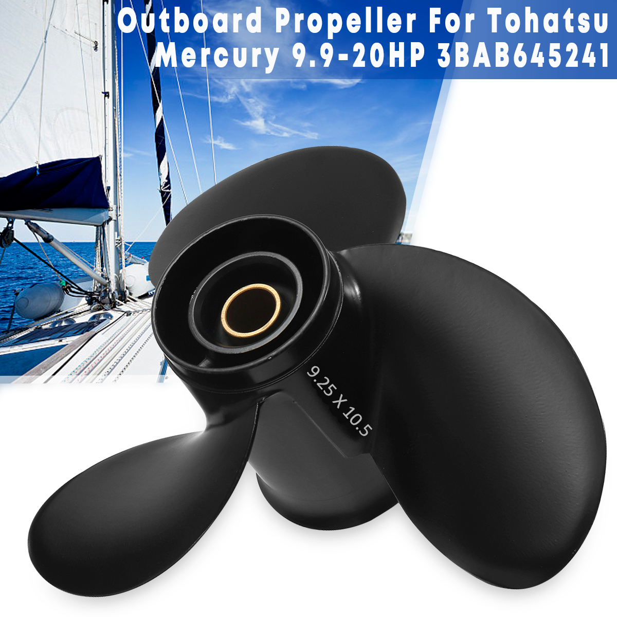 Aluminum-Outboard-Propeller-925-x-105-For-Tohatsu-99HP-18HP-Outboard-1544813