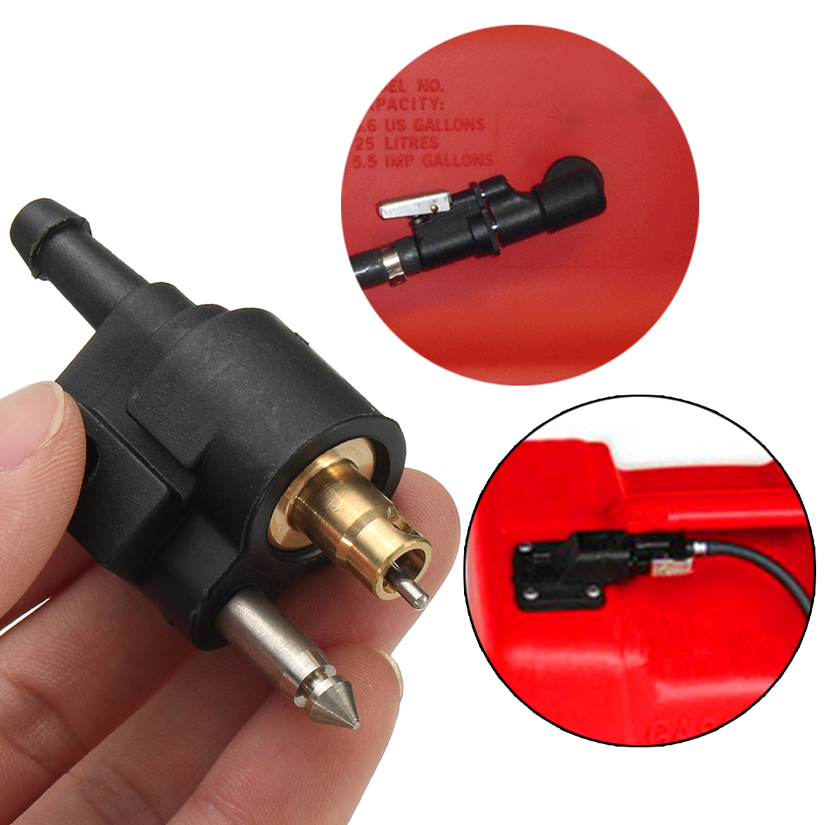 Fuel-Line-Tank-Connector-For-Yamaha-Outboard-Motor-Engine-6mm-MalE-Mount-Hose-1195044