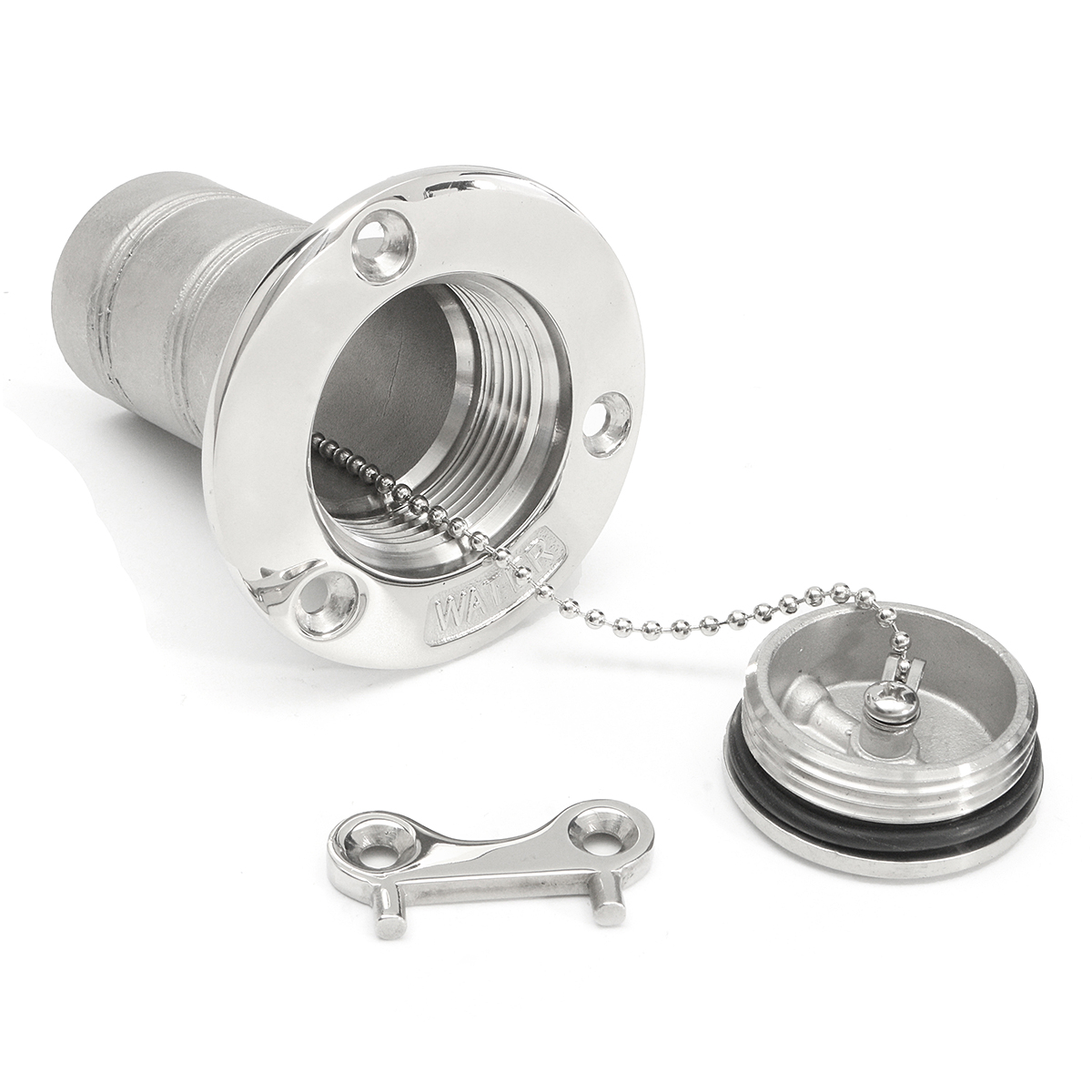 1-12inch-Boat-Deck-Filler-Fuel-Fill-Petrol-Water-Diesel-Marine-Stainless-Steel-1208417