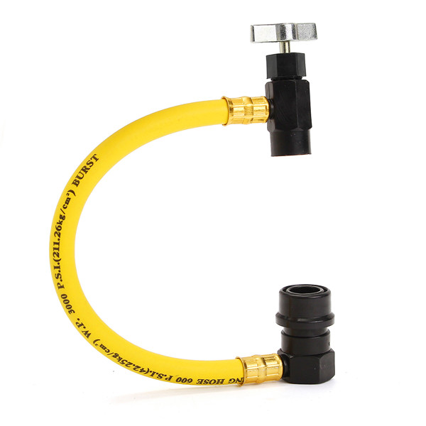 10-12quot-R134A-AC-Auto-Air-Conditioning-Recharge-Hose-Refrigerant-Can-Tap-600-PSI-1070946