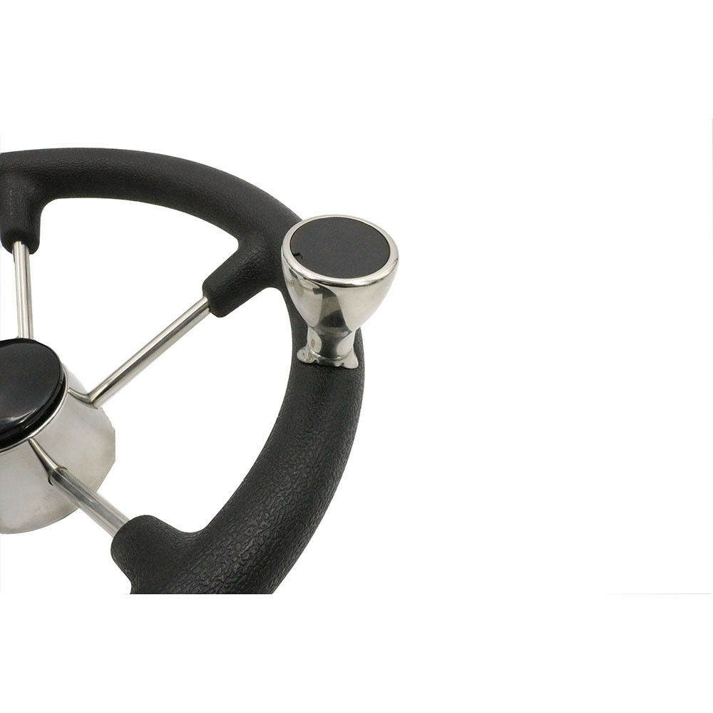 13-12-Inch-Dia-Marine-Boat-Steering-Wheel-5-Spoke-34-Inch-Shaft-Sport-25deg-With-Auxiliary-Knob-For--1630181