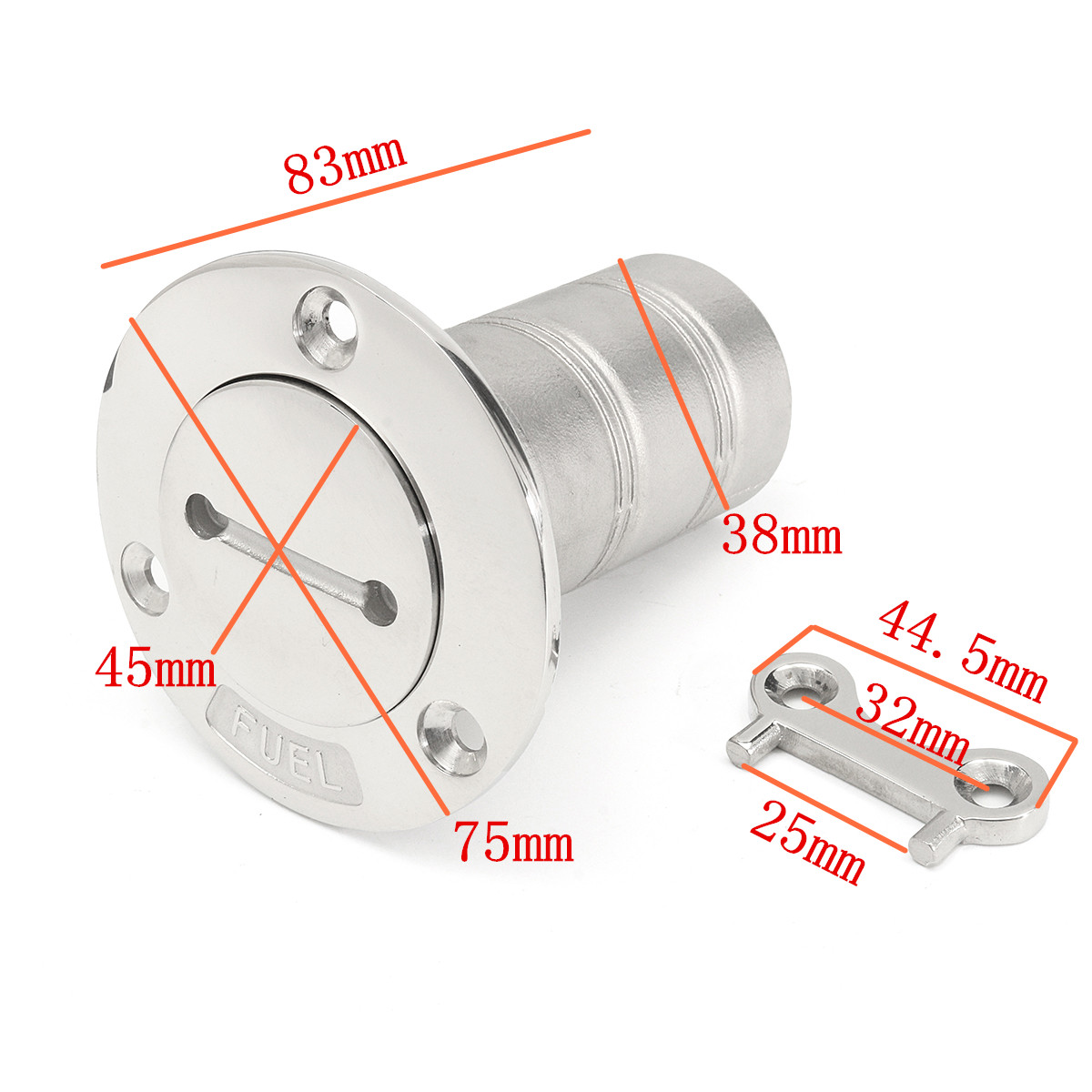 15inch-38mm-Fuel-Boat-Marine-Deck-Fill--Filler-Tank-Cap-Stainless-Steel-With-Key-1208420