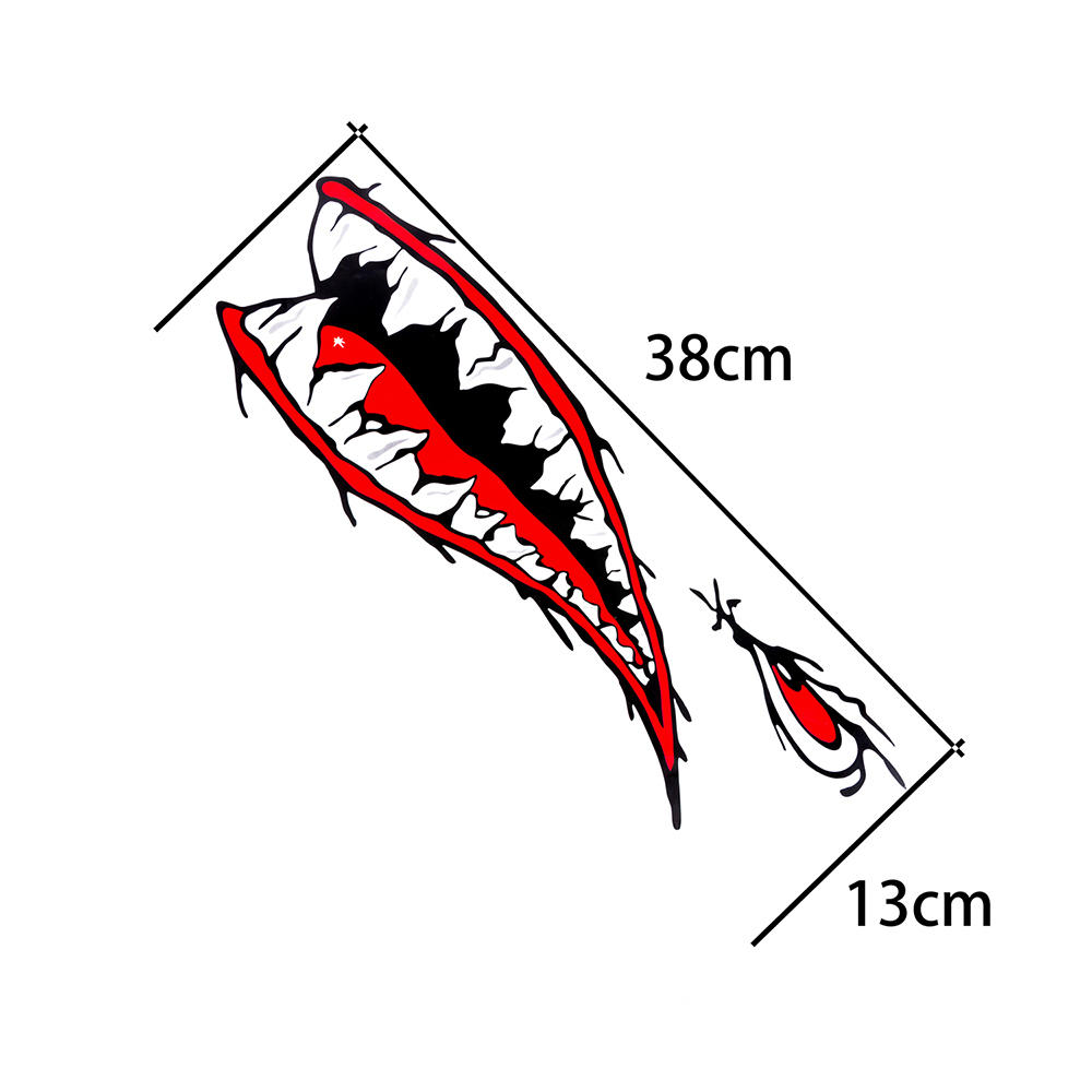 2pcs-Shark-Teeth-Mouth-Decal-Stickers-For-Kayak-Canoe-Dinghy-Boat-Car-Decoration-Waterproof-1701002