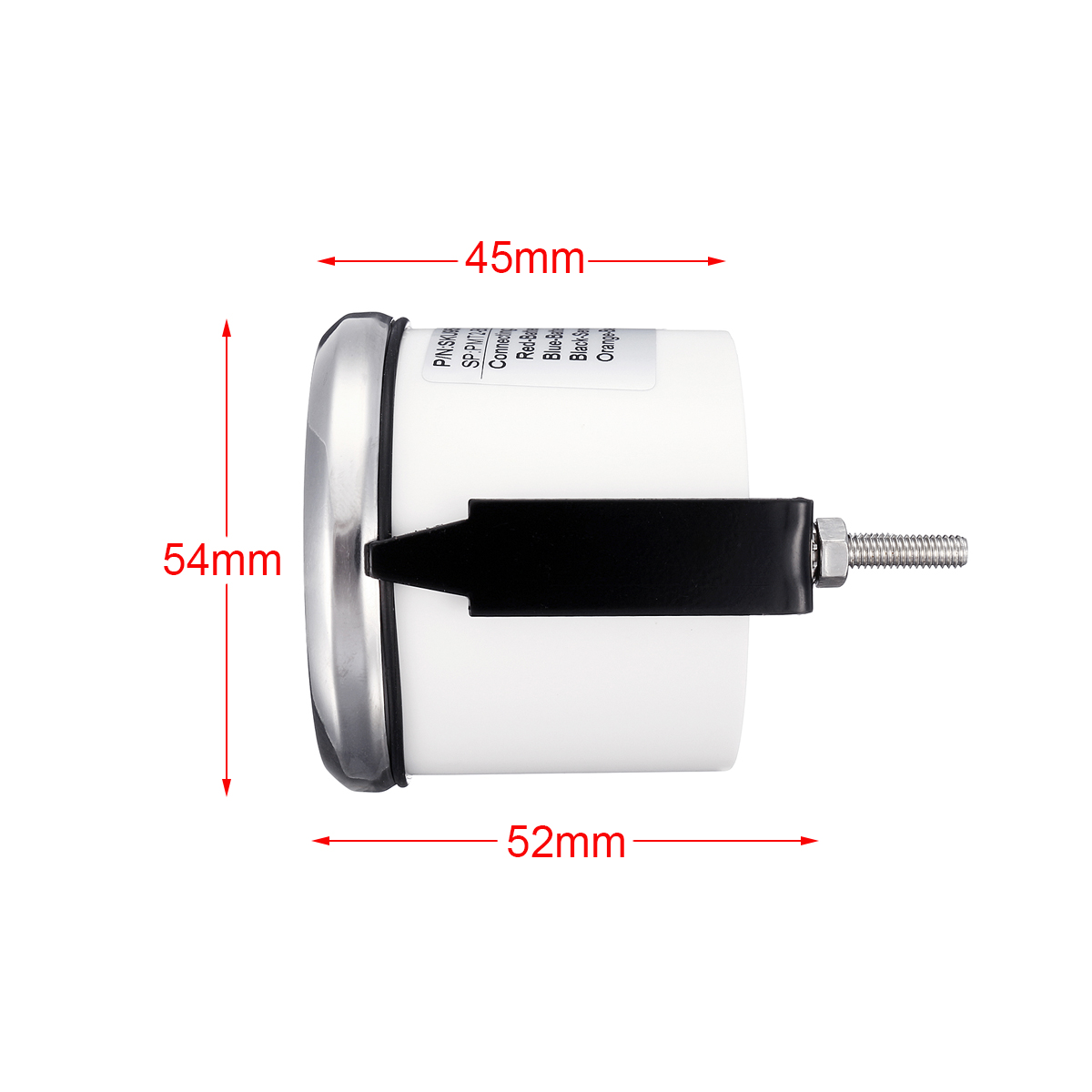 40-120-ordmC-Marine-Water-Temperature-Gauge-Boat-Temp-Meter-Steel-White-Black-1334469