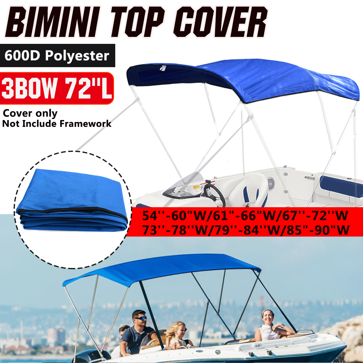 600D-3-Bow-Bimini-Top-Replacement-Canvas-Cover-with-Boot-without-Frame-Blue-1791070