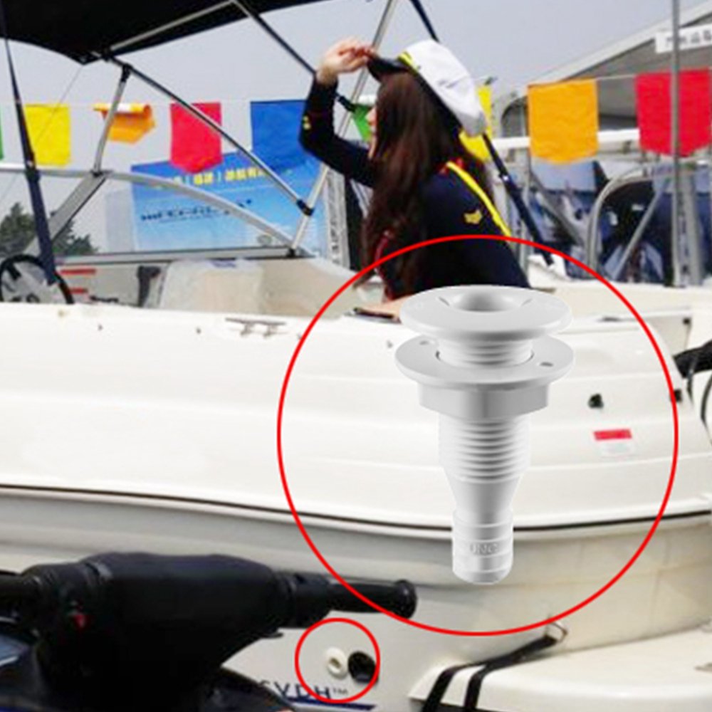 BSET-MATEL-1inch-Nylon-Plastic-Thru-Hull-Bilge-Fitting-Plug-For-Bilge-Pump-Aerator-Hose-of-Boat-Mari-1446763