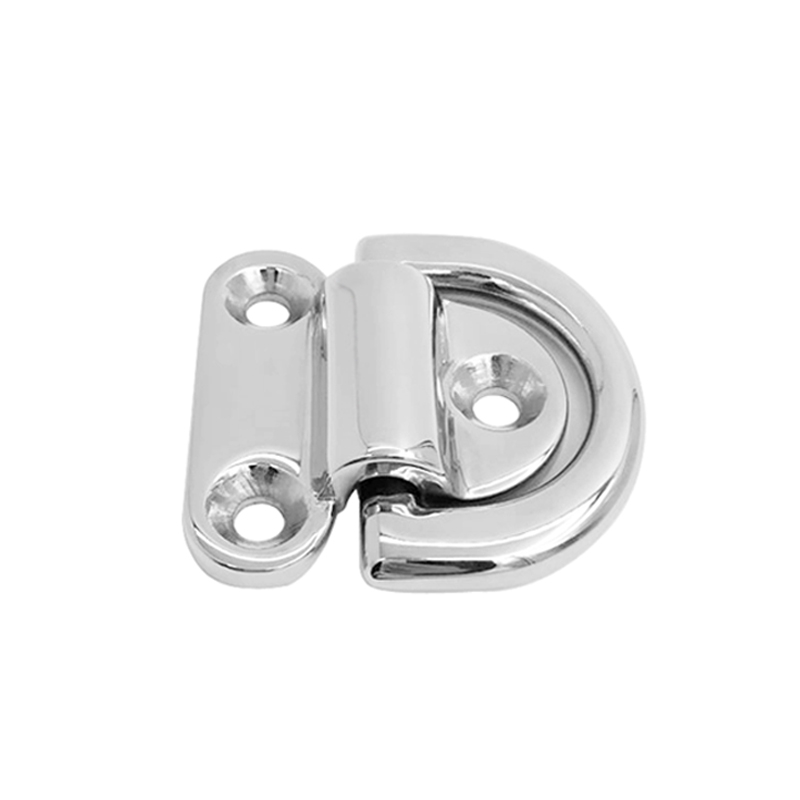 BSET-MATEL-6mm-Mirror-Polish-Marine-Grade-316-Stainless-Steel-Boat-Folding-Pad-Eye-Lashing-D-Ring-Ti-1446753