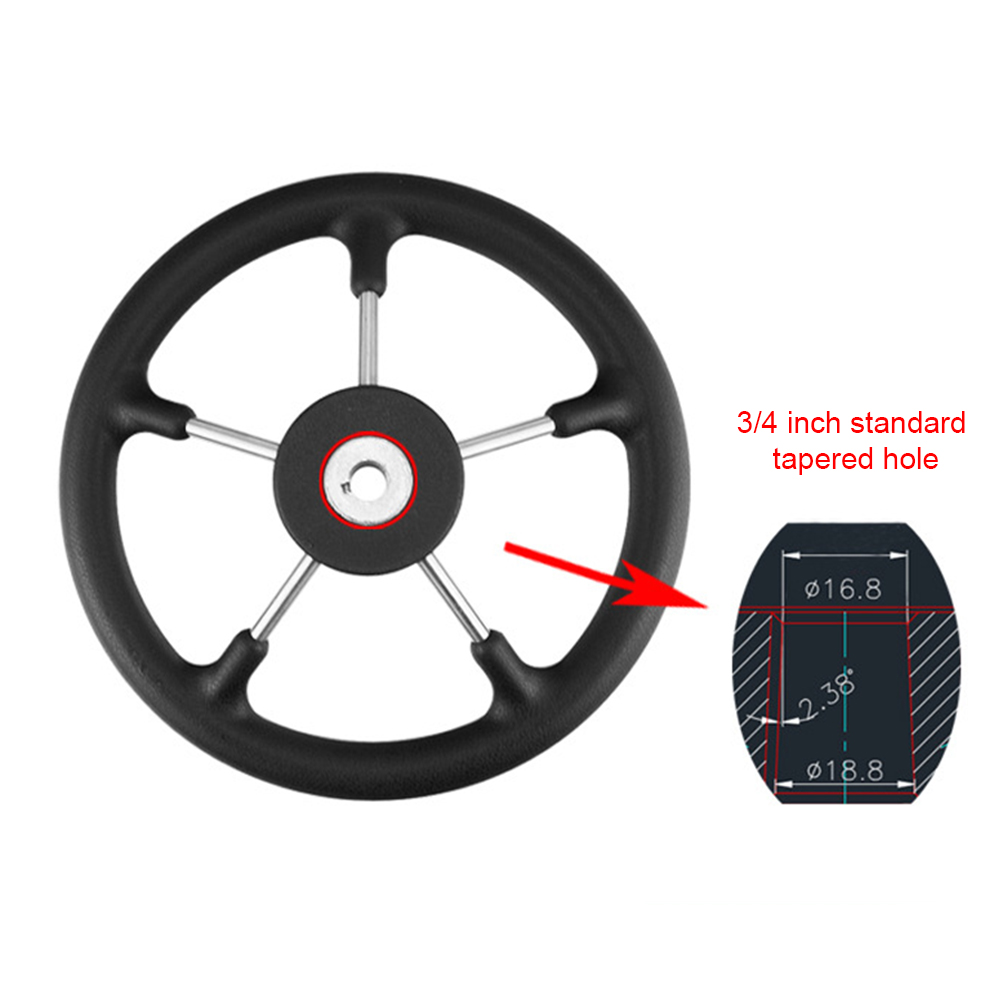 BSET-MATEL-Steering-Wheel-Boat-Accessories-Marine-13-12-inch-Boat-Stainless-Steel-with-Polyurethane--1820221