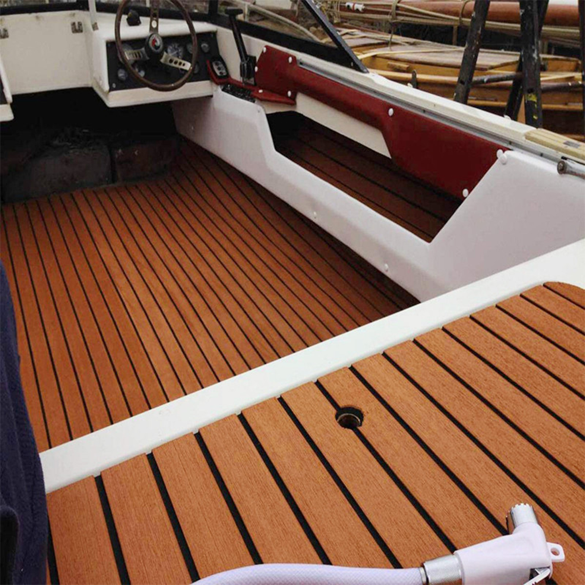 EVA-Foam-Boat-Yacht-Marine-Flooring-Border-Teak-Decking-Sheet-Pad-240x45x05cm-1698024