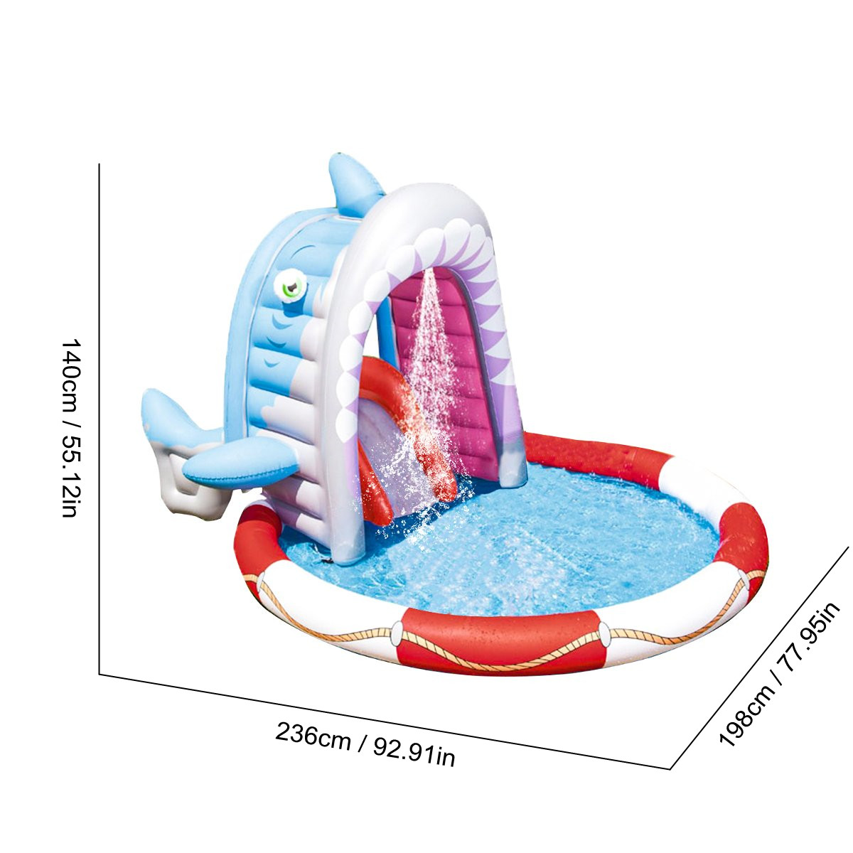 Inflatable-Swimming-Pool-Play-Center-Slide-Sprayer-Baby-Kids-Swim-236x198x140cm-1819717