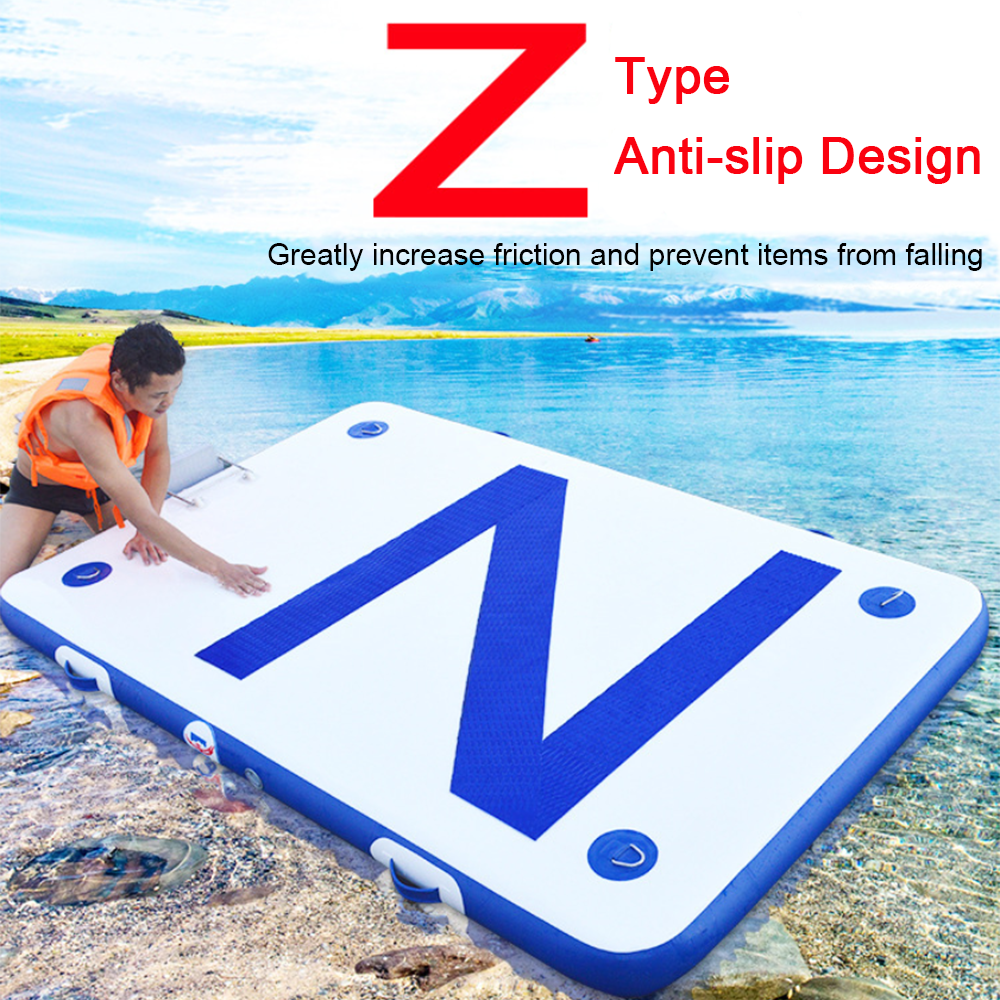 TM300-Thick-Inflatable-Sport-Boats-Yacht-Inflatable-Dock-Floating-Platform-30017030cm-1808154