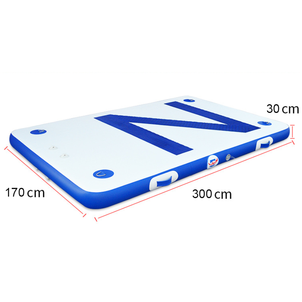 TM300-Thick-Inflatable-Sport-Boats-Yacht-Inflatable-Dock-Floating-Platform-30017030cm-1808154