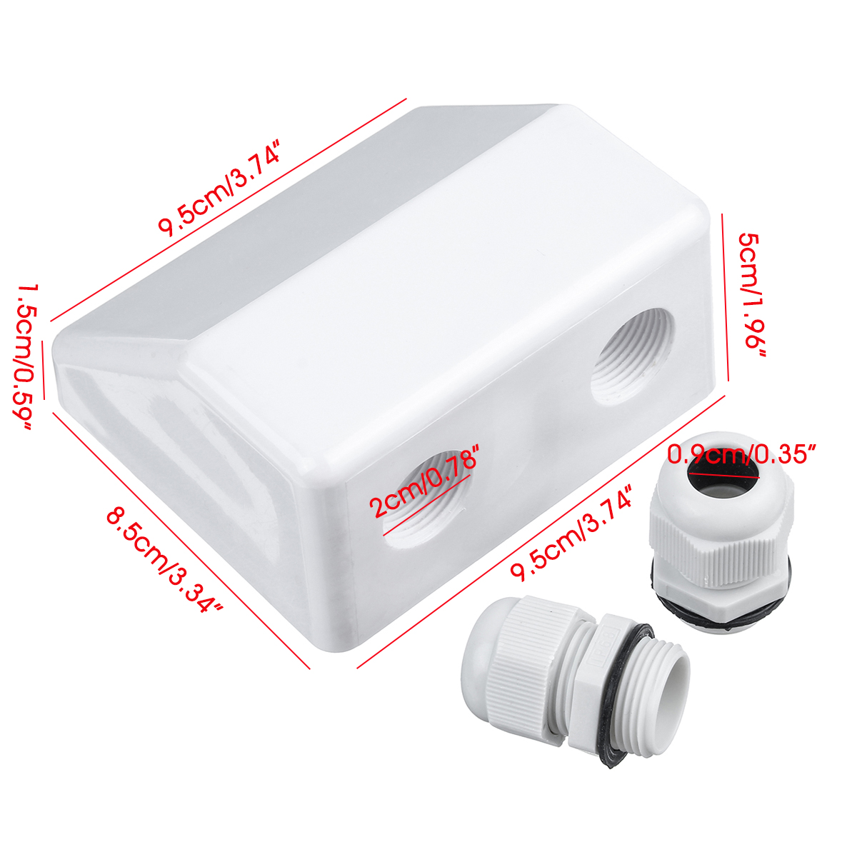 Top-Double-Cable-Entry-Gland-Solar-Panel-Roof-Motorhome-Caravan-Camper-Boat-Van-1722860