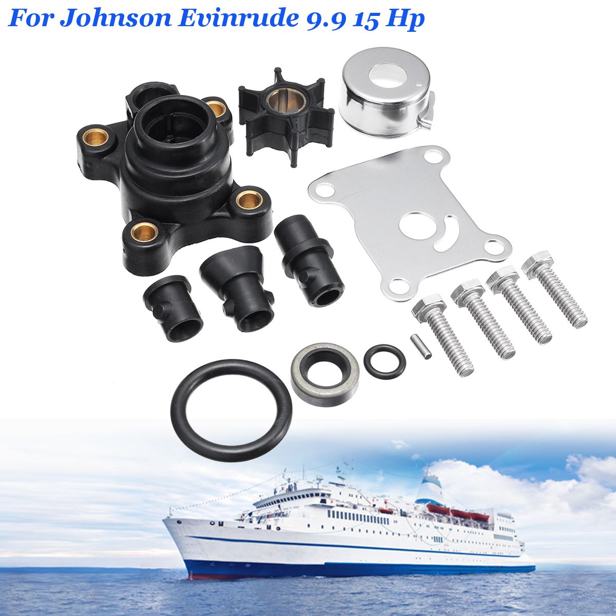 Water-Pumps-Impeller-Kits-For-Johnson-Evinrude-99hp15hp-Outboard-394711-391698-1274577