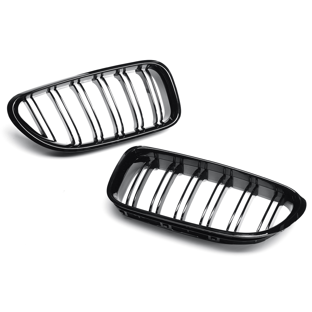 1-Pair-Gloss-Black-Front-Grill-Grille-For-BMW-M6-640i-650i-F06-F12-F13-12-17-1639582