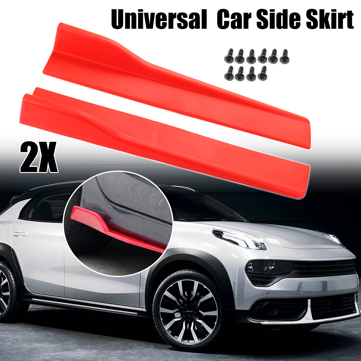 2-X-Universal-Car-Side-Skirt-Rocker-Splitters-Canard-Diffuser-Winglet-Wings-1552402