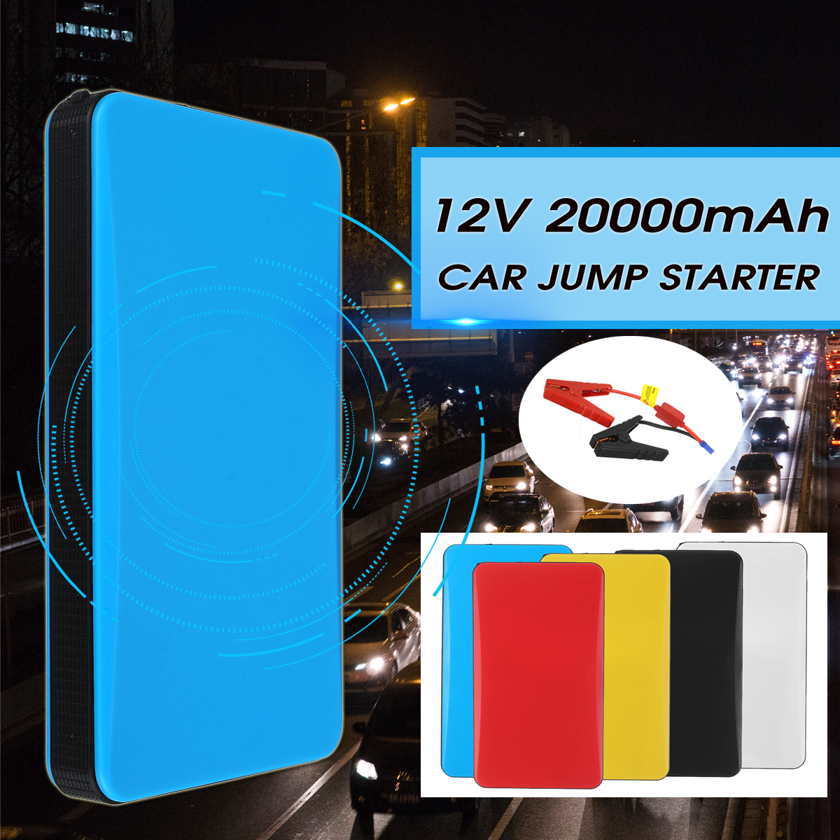 20000mAh-12V-2A-Car-Jump-Starter-Booster-Charger-Battery-Smartphone-Power-Bank-1602566