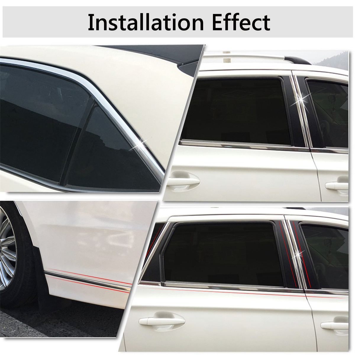 20mmx3m-Chrome-Car-Molding-Trim-Door-Body-Side-Roof-Decorate-Strip-Protector-1818965