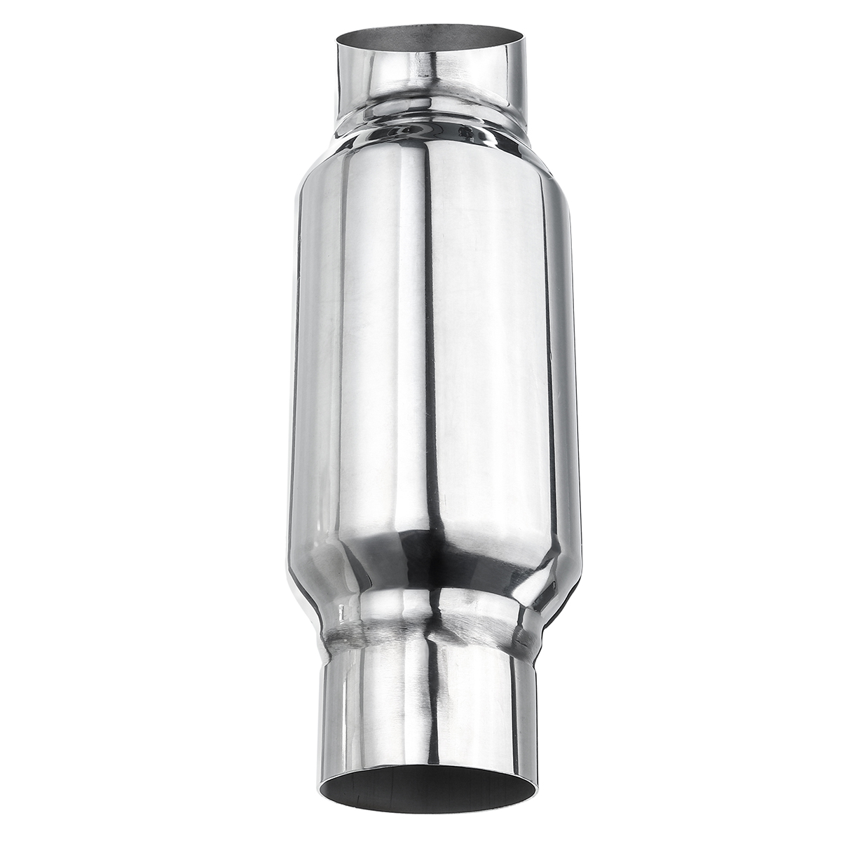 25-Inch-63mm-Inlet-Chrome-Exhaust-Pipe-Muffler-Silencer-Resonator-Chrome-1611317