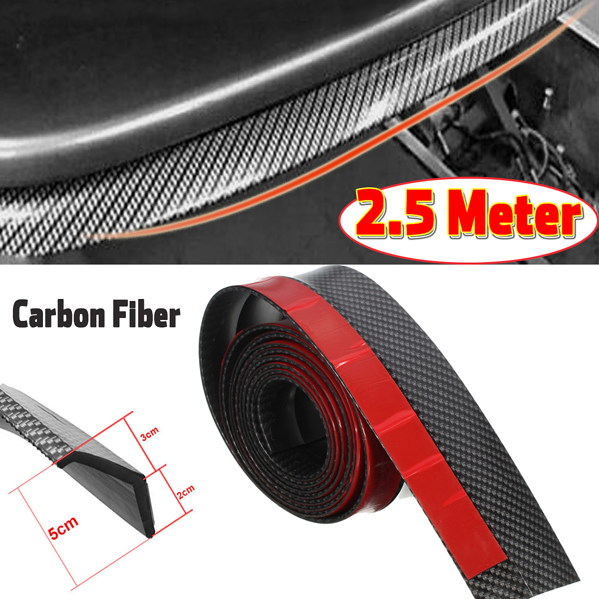 25M-Car-Front-Bumper-Lip-Protector-Carbon-Fiber-Spoiler-Decorative-Strip-1405538