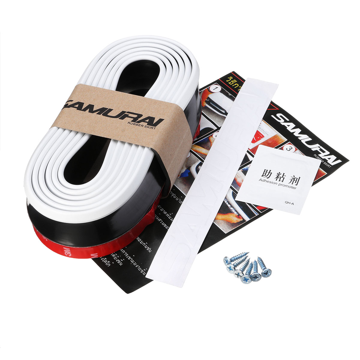 25m-Car-Front-Bumper-Lip-Splitter-Chin-Spoiler-Skirt-Rubber-Protector-3-Color-1785542