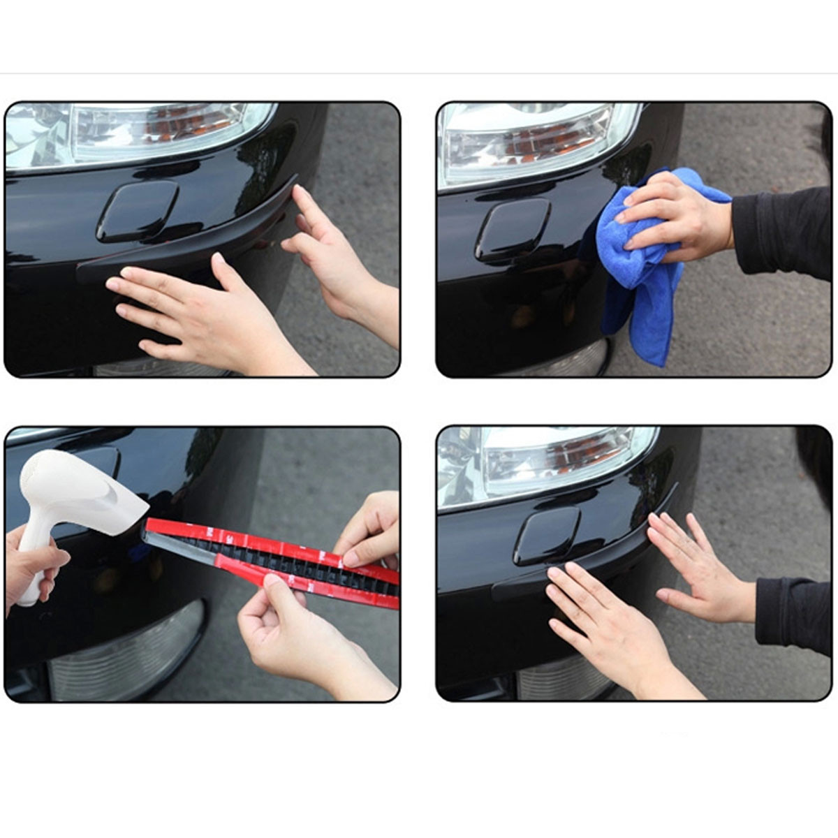 2PCS-Universal-Car-Carbon-Fiber-Anti-Rub-Strip-Bumper-Body-Corner-Guard-Guard-1818888