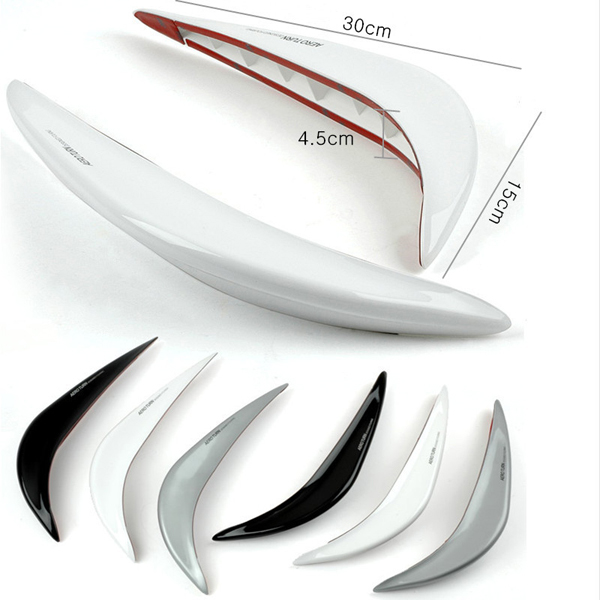 2pcs-Black-Universal-Car-Auto-Vehicle-Front-Bumper-Corner-Protector-Lip-Guard-993146