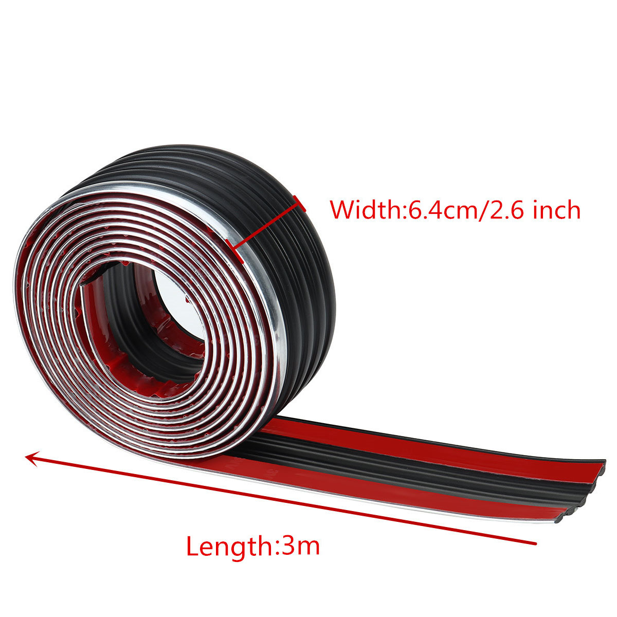 3m-Body-Side-Molding-Belt-Exterior-Protector-Roll-Black-Chrome-For-Pick-Up-Truck-1818966