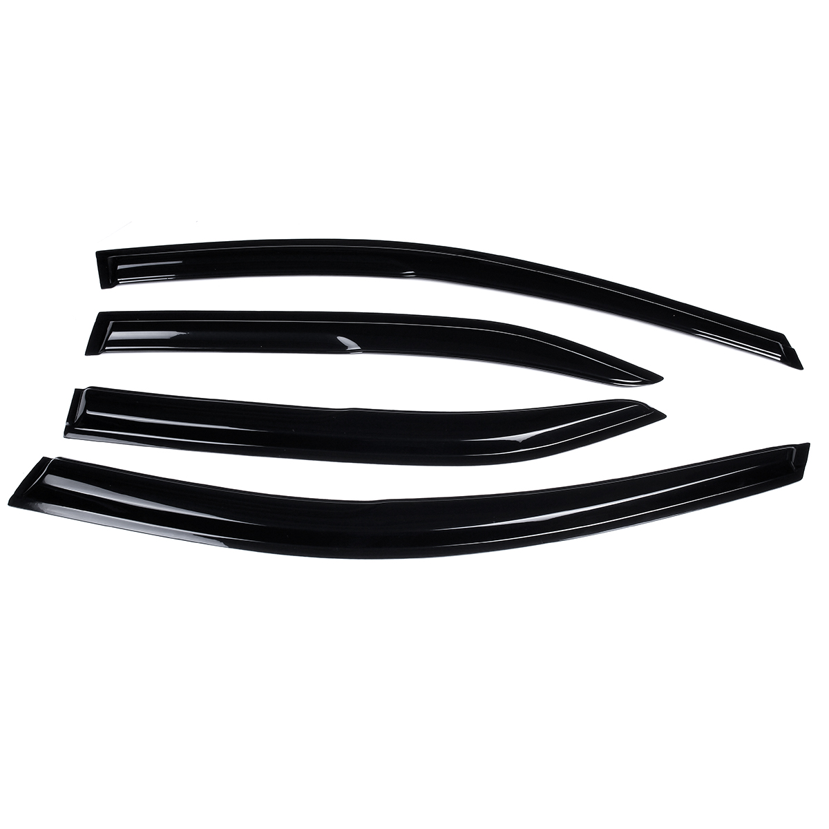 4Pcs-For-TOYOTA-Camry-2007-2011-SE-XV40-3D-Wavy-Plastic-Exterior-Visor-Vent-Shades-Window-Sun-Rain-G-1787074