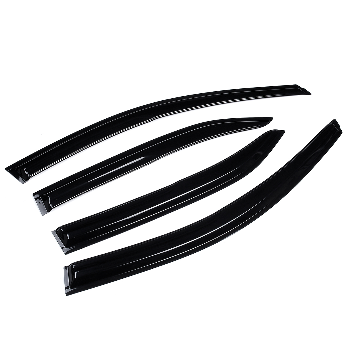 4Pcs-For-TOYOTA-Camry-2007-2011-SE-XV40-3D-Wavy-Plastic-Exterior-Visor-Vent-Shades-Window-Sun-Rain-G-1787074