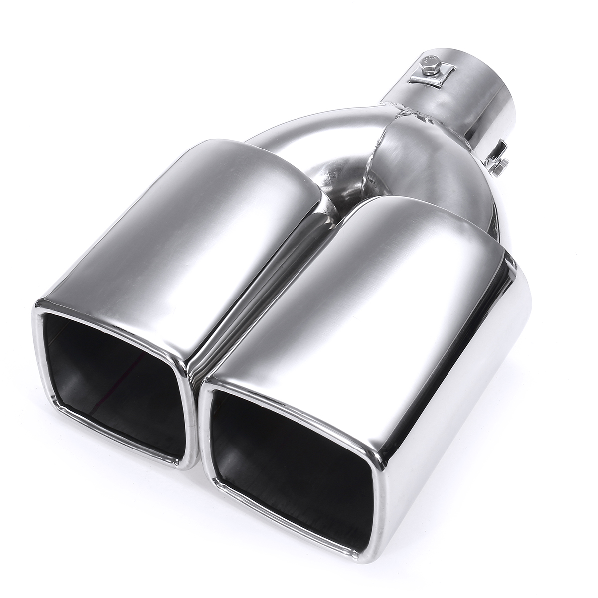63mm-25quot-Stainless-Steel-Inlet-Tail-Rear-Pipe-Tip-Muffler-Exhaust-Silencer-Cover-1607020