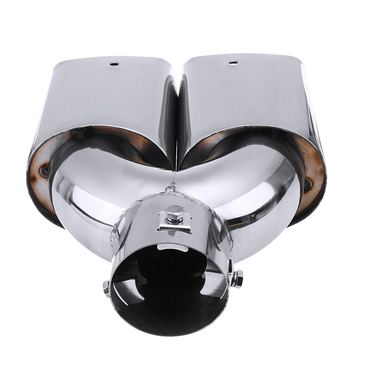 63mm-25quot-Stainless-Steel-Inlet-Tail-Rear-Pipe-Tip-Muffler-Exhaust-Silencer-Cover-1607020