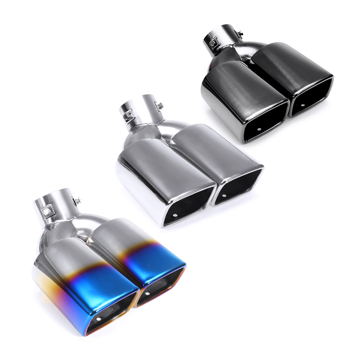 63mm-Motorcycle-Stainless-Steel-Inlet-Sports-Exhaust-Tail-Pipe-Muffler-Cover-Cover-1607019