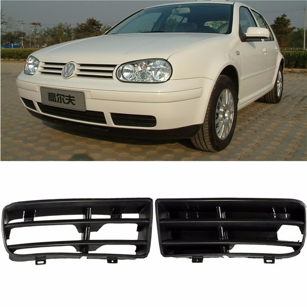 A-Pair-Front-Bumper-Lower-Corner-Grille-Grill-for-VW-GOLF-MK4-97-05-Black-1142068